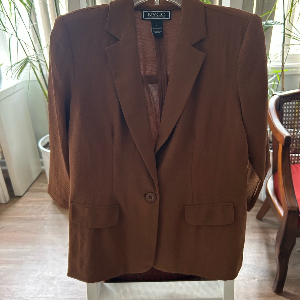 NYCC Women's Brown Blazer